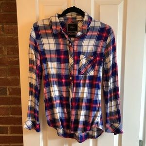 Plaid Rails button down
